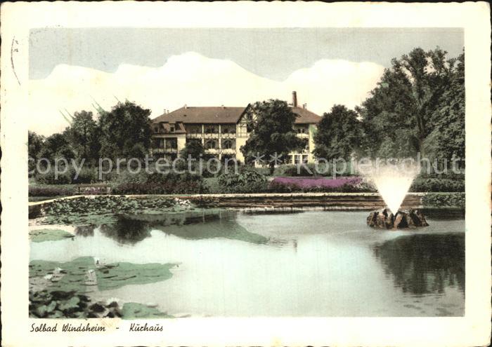 Windsheim Bad Kurhaus Fontaene