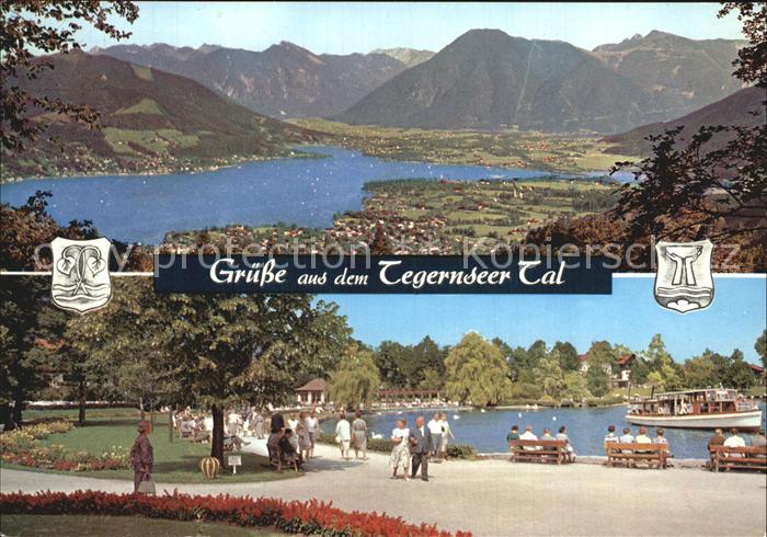 Tegernsee Bayern Seepanorama Promenade