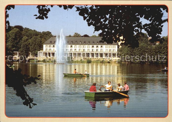 Bad Salzungen Asklepios Burgseeklinik Fontaene Bootspartie