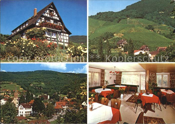 Sasbachwalden Haus Bruno Spinner Gaststube Panorama