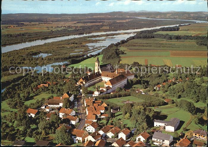 Reichersberg Inn Augustiner Chorherrenstift Fliegeraufnahme
