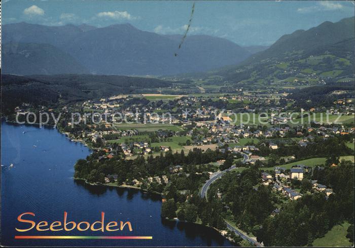 Seeboden Millstaettersee am Millstaettersee Fliegeraufnahme