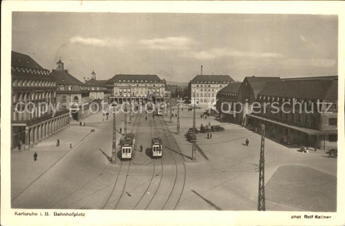 Strassenbahn Karlsruhe Bahnhofplatz