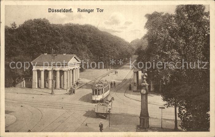 Strassenbahn Duesseldorf Ratinger Tor
