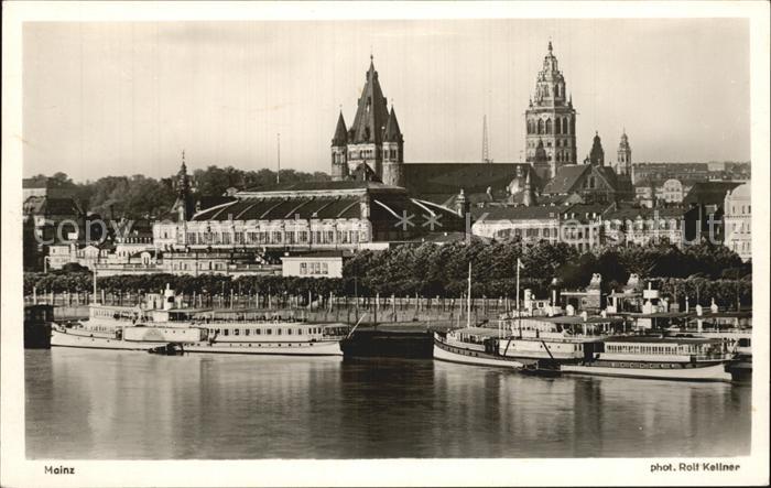 Dampfer Seitenrad Mainz Foto-Kellner-Rolf-Nr. 4247