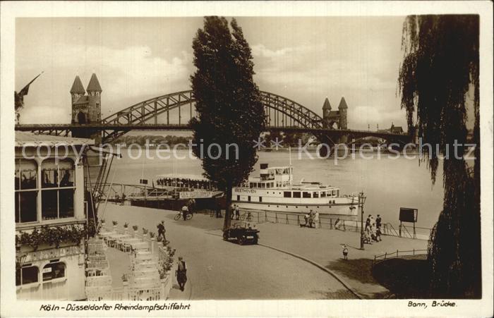 Motorschiffe Beethoven Bonn Bruecke
