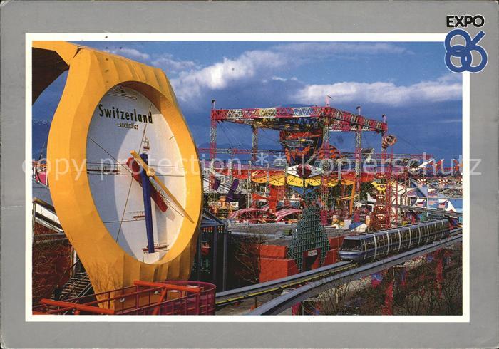 Expositions Expo 86 Vancouver Canada Monorail Swatch