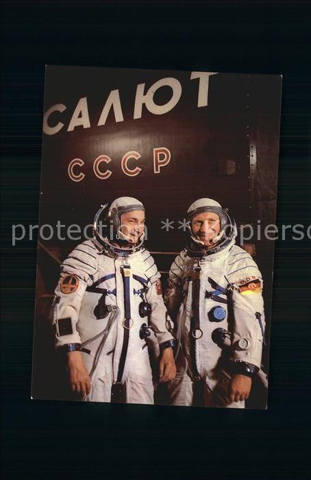 Raumfahrt Kosmosflug Sigmund Jaehn Waleri Bykowski