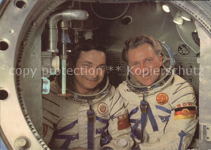 Raumfahrt Kosmosflug Waleri Bykowski Sigmund Jaehn Sojus-Komplextrainer