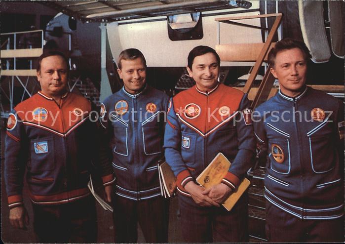 Raumfahrt Kosmosflug Waleri Bykowski Sigmung Jaehn Wiktor Gorbatko