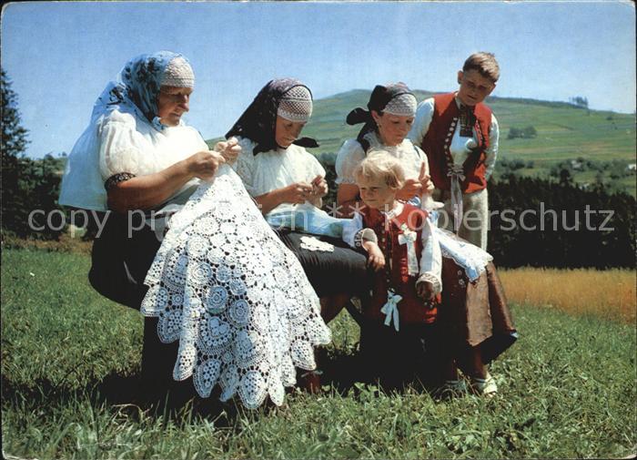 Trachten Polen Koronczarki z Koniakowa
