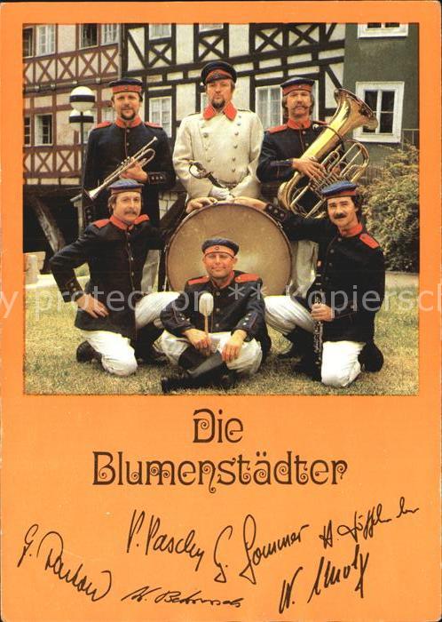 Musikanten Die Blumenstaedter Autogramme Trommel Tuba Trompete