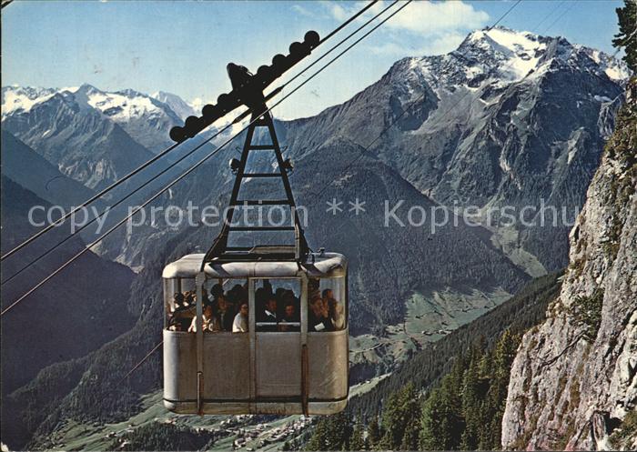 Seilbahn Penken Mayrhofen Zillertal Tirol Gruenberg