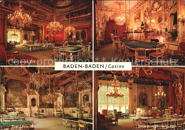 Casino Spielbank Baden-Baden Saal Louis XIV Pompadour-Saal