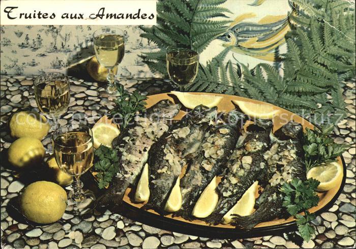 Fische Rezept Truites aux Amandes