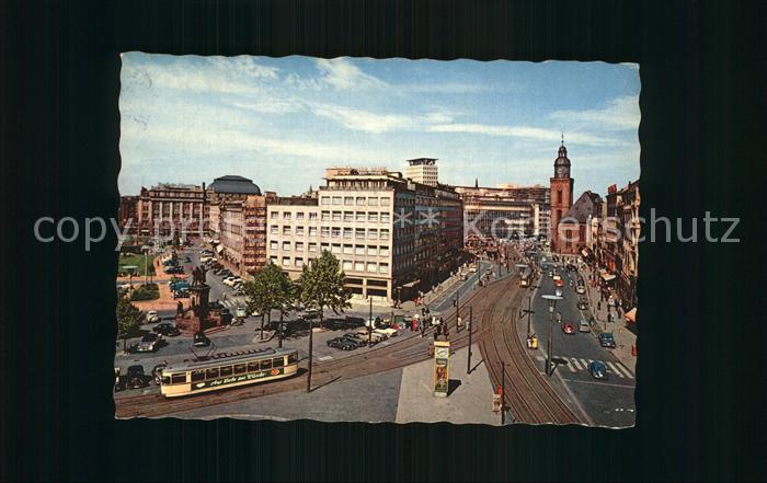 Strassenbahn Frankfurt am Main Rossmarkt Hauptwache