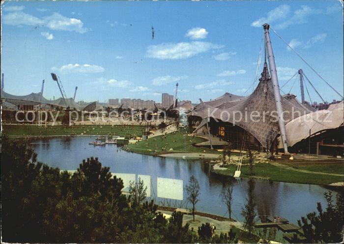 Olympia Muenchen Olympiapark Schwimmhalle Sporthalle
