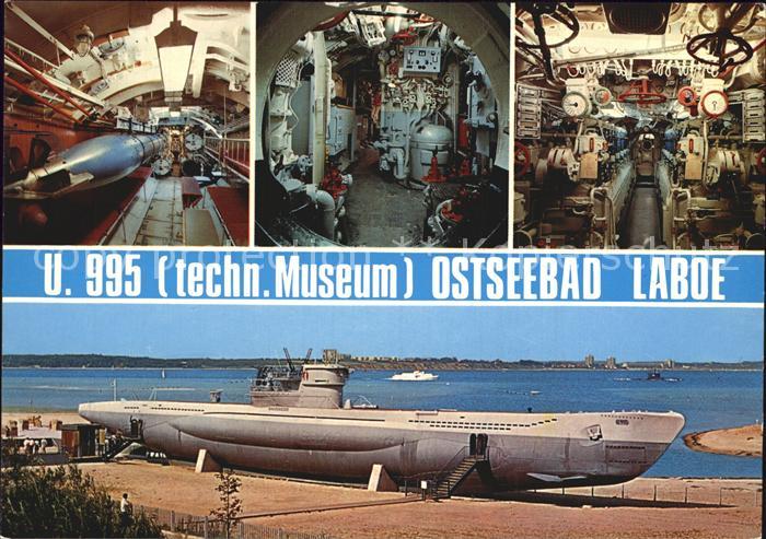 U-Boot Unterseeboot Submarine Sous-Marin Hochseetauchboot Typ VII c/41 U-995 Lab