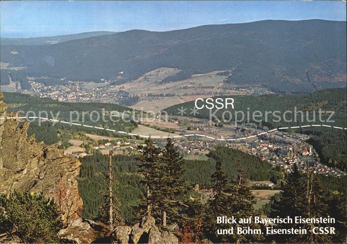 Grenze Douane Zoll Bayerisch- und Böhmisch Eisenstein CSSR