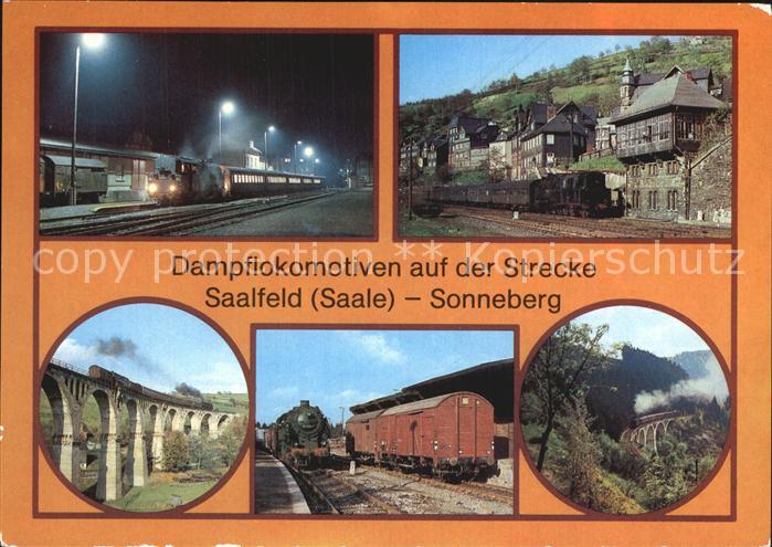 Lokomotive Dampflokomotiven Strecke Saalfeld-Sonneberg