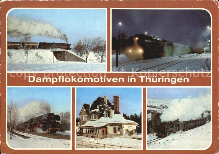 Lokomotive Dampflokomotiven Thueringen Triptis Bahnhof Weida Ernstthal