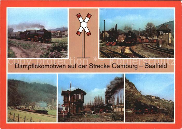 Lokomotive Dampflokomotiven Strecke Camburg-Saalfeld