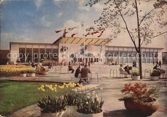 Gartenbauaustellung Erfurt Halle I Voelkerfreundschaft Festplatz
