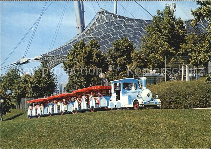 Eisenbahn Olympiapark-Bahn Muenchen Olympiagelaende