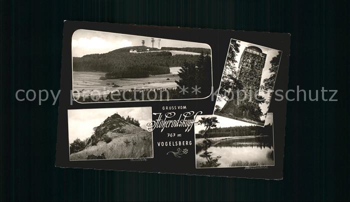 Hoherodskopf Landschaft Aussichtsturm Billstein Forellenteich