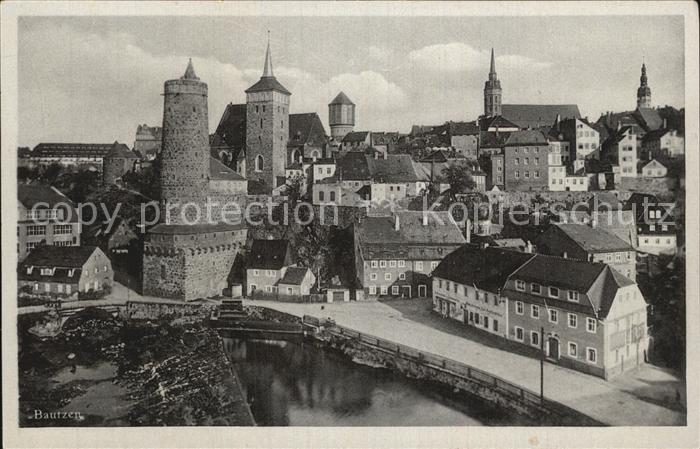Bautzen Sachsen Altstadt Alte Wasserkunst Kirche Turm