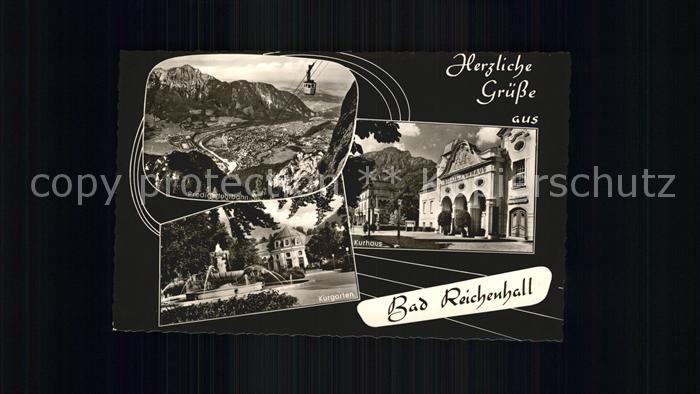 Bad Reichenhall Predigtstuhlbahn Kurhaus Kurgarten