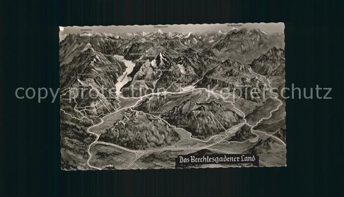 BERCHTESGADEN Bayern Panorama Berchtesgadener Land Alpen aus der Vogelperspektiv
