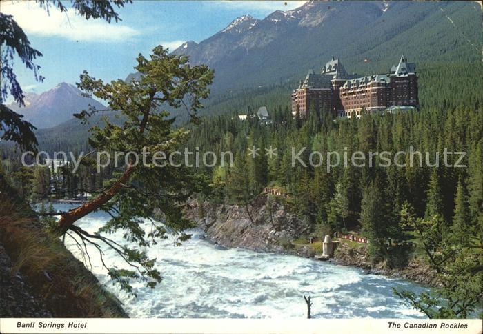 Banff Canada Banff Springs Hotel Canadian Rockies River Bow