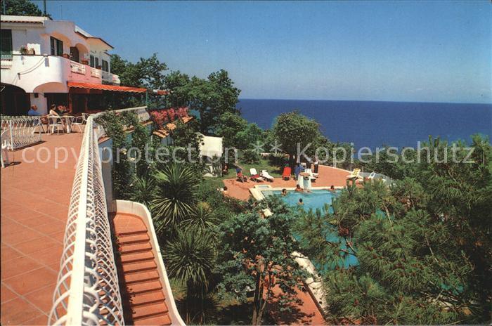 Ischia Hotel Le Querce Restaurant Swimming Pool Meerblick
