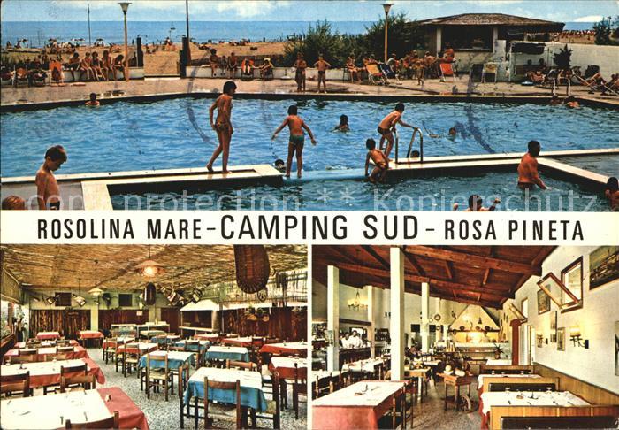 Rosolina Mare Camping Sud Rosa Pineta Swimming Pool Restaurant