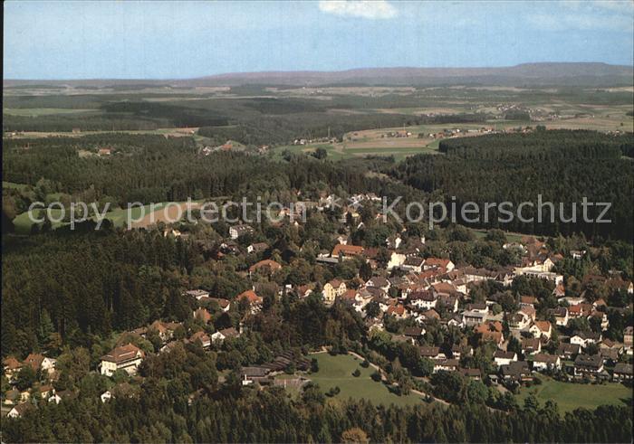 Koenigsfeld Schwarzwald Kneippkurort Fliegeraufnahme