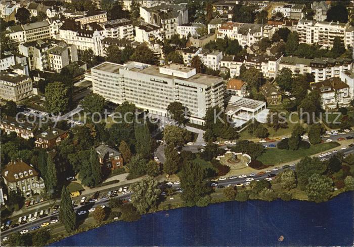 HAMBURG  CITY Hotel Inter Continental Aussenalster Fliegeraufnahme