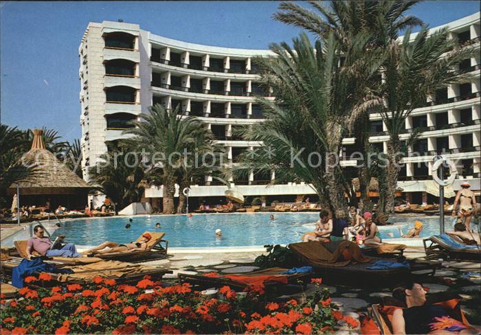 Playa de Maspalomas Hotel Palm Beach Swimming Pool Palmen
