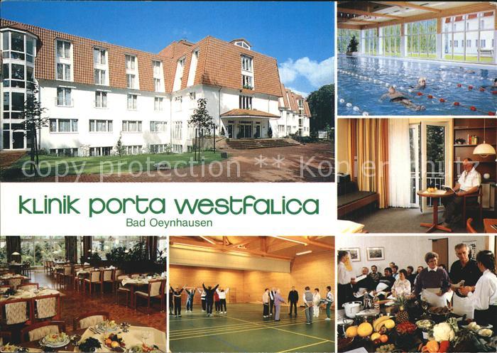 Bad Oeynhausen Klinik Porta Westfalica Restaurant Hallenbad Sporthalle