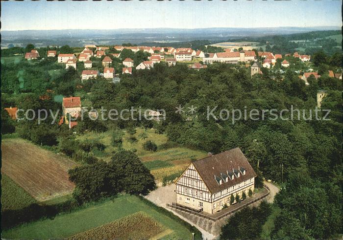 Tecklenburg Steinfurt NRW Jugendherberge Fliegeraufnahme