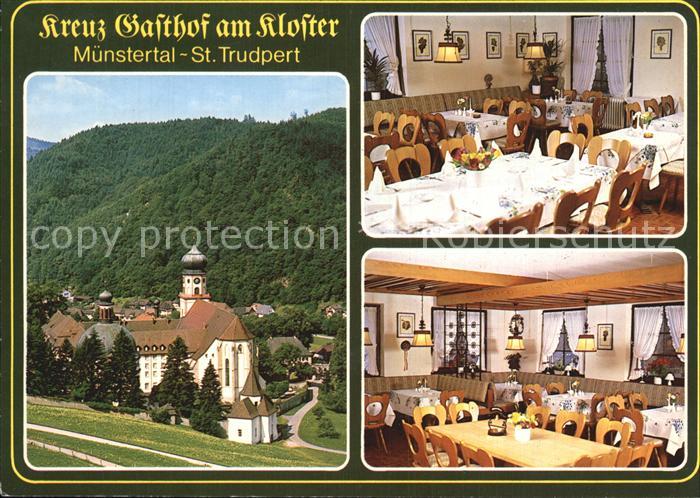 St Trudpert Kreuz Gasthof am Kloster Restaurant Schwarzwald