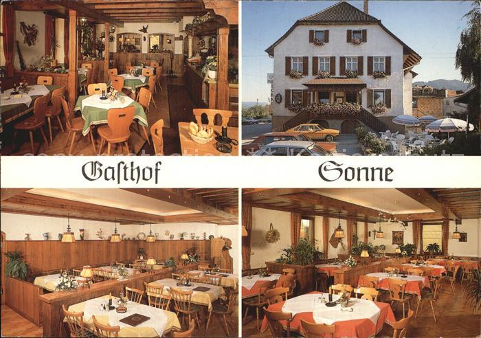 Steinach Baden Gasthof Sonne Restaurant Kinzigtal