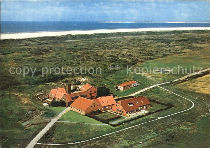 Langeoog Nordseebad Cafe Restaurant Meierei Fliegeraufnahme