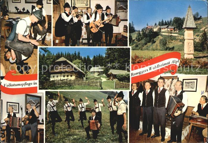 Alpl Peter Roseggers Waldheimat Hausmusik Trachten