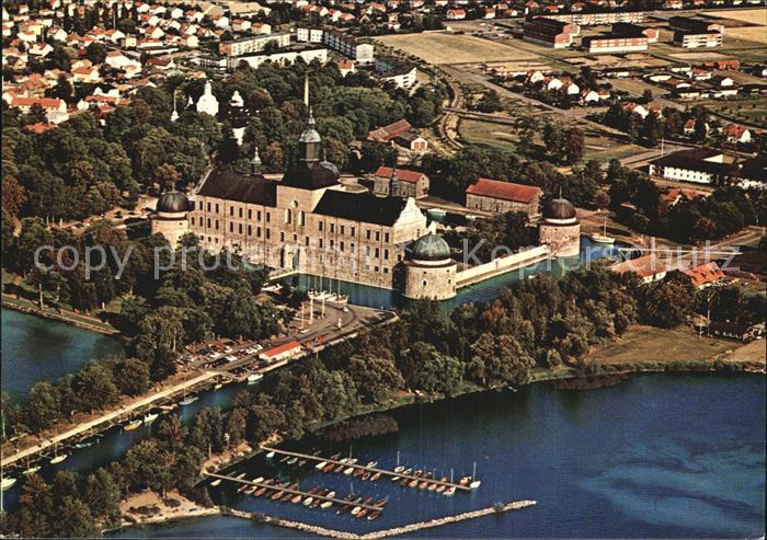 Vadstena Slot Schloss Fliegeraufnahme