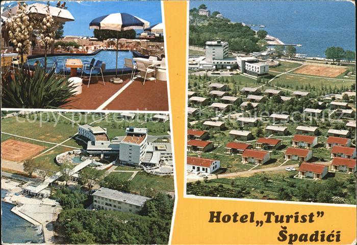 Porec Hotel Turist Swimming Pool Fliegeraufnahme