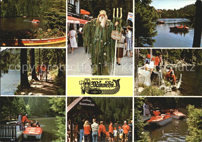 Mummelsee Berghotel Schwarzwaldhochstrasse Wandern Bootsverleih