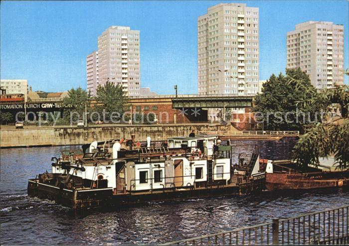BERLIN CITY Jannowitzbruecke Hochhaeuser Hauptstadt der DDR