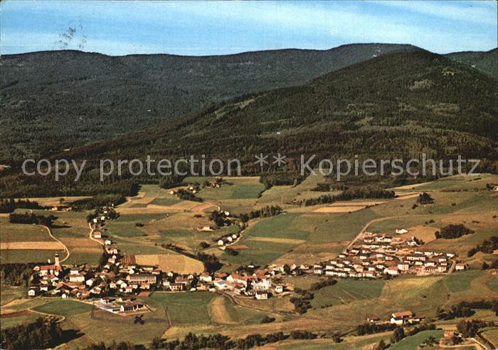 Drachselsried Erholunsort Bayerischer Wald Fliegeraufnahme
