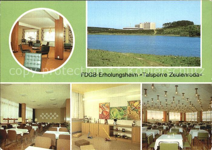 Zeulenroda-Triebes FDGB Erholungsheim Talsperre Restaurant Seeblick Kinderspielz
